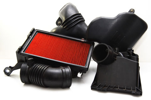 automotive air intake system and air filter